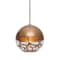 Besa Lighting Rocky Stem Pendant, Copper, Satin Nickel Finish, 1x60W Incandescent 1TT-ROCKYCP-SN - alternate 1
